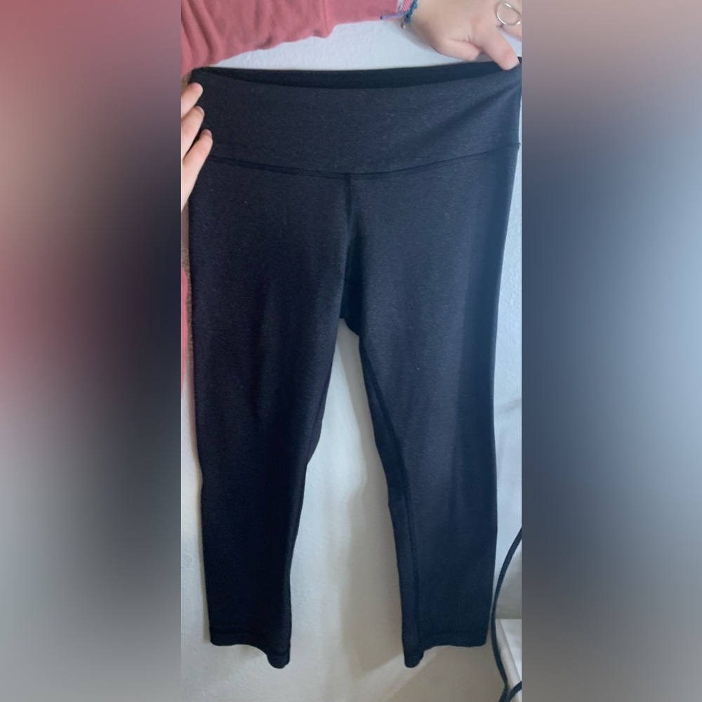 •lululemon wunder under striped leggings 21 inch!